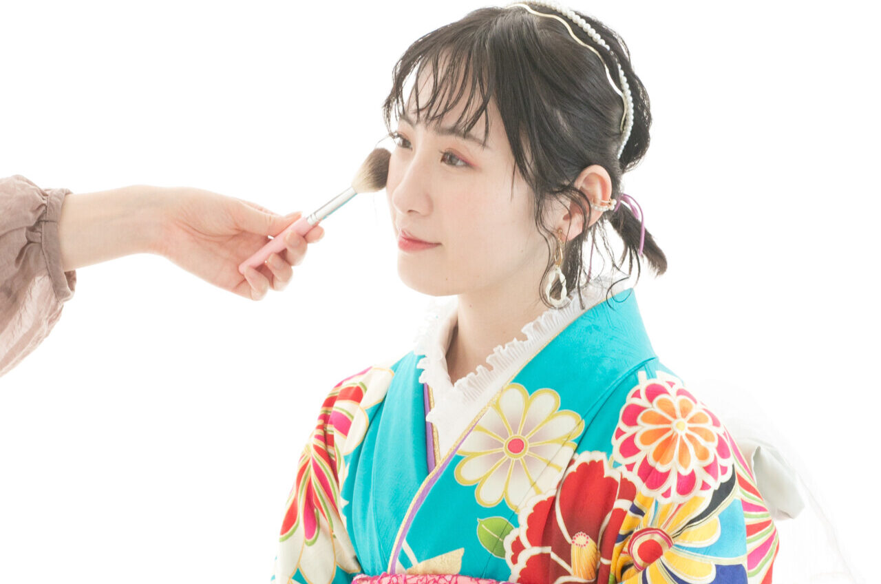 振袖のヘアメイクのイメージ写真